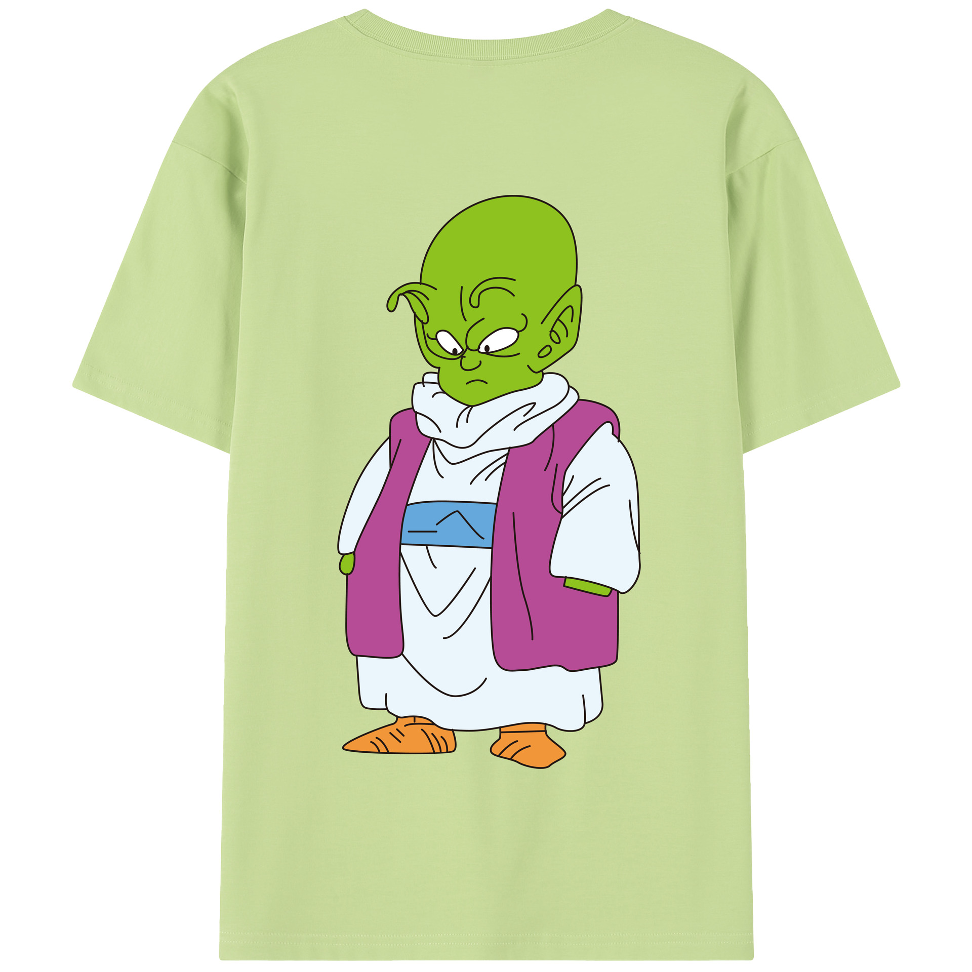 （画像用） ドラゴンボール ピッコロ DRAGON BALL Piccolo 綿100％半袖Tシャツ（背面プリント）